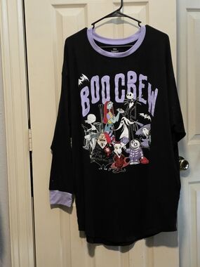 💥 $10 Or 💥 5 For $25  Disney The Nightmare Before Christmas with Lavender Trim